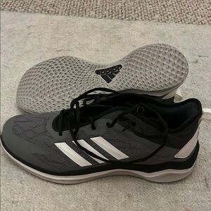 Adidas Black and White Trainer Sneakers